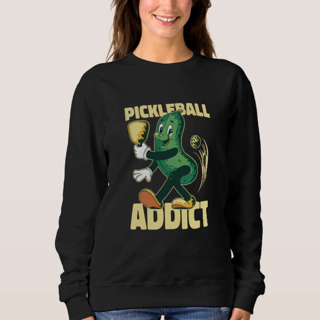 VXL Pickleball Green Cucumber Heart Love Paddle Ba T Shirt (Framsida)