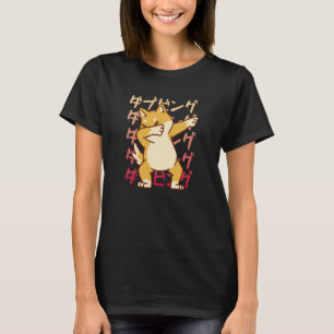 VXL Shiba Inu Uni Hund Dans Dabbed Leende Rörelser T Shirt