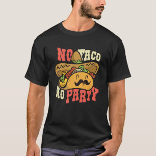 VXL Taco Tisdag Mat Tortilla Maj T Shirt