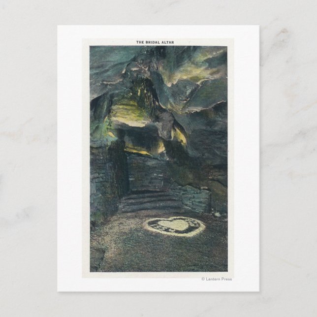 Vy av brudaltaret vykort (Framsida)