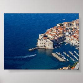 Vy av Dubrovnik Poster