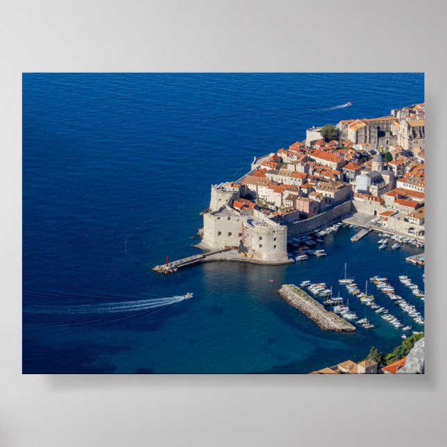 Vy av Dubrovnik Poster (Framsidan)