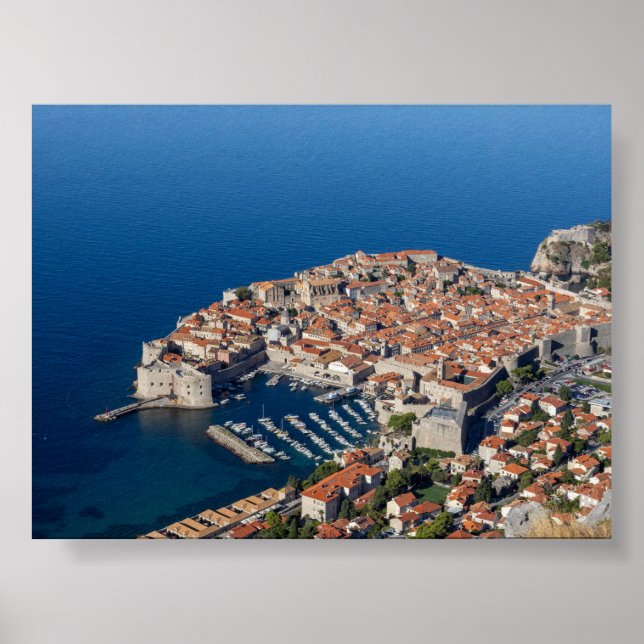 Vy av Dubrovnik Poster (Framsidan)