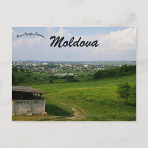 Vy av Suruceni by Moldavien Vykort
