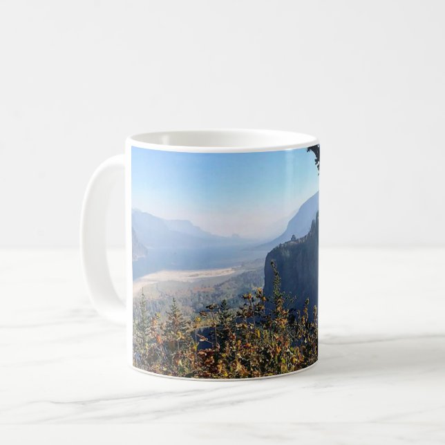 Vy av Vista House Kaffemugg (Framsida vänster)