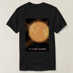 VY Canis Majoris Sol rymdkonst poster. T Shirt