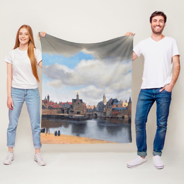 Vy Delft, Johannes Vermeer Fleecefilt (På plats)