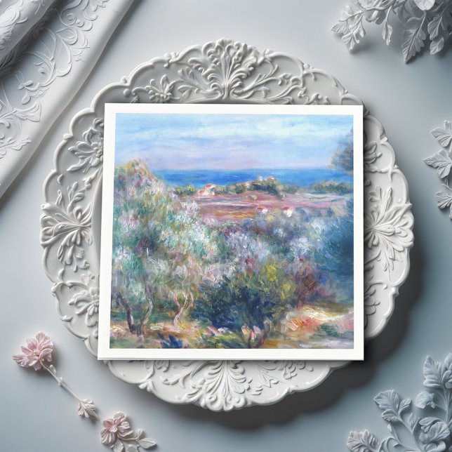 Vy efter Auguste Renoir Pappersservett (Skapare uppladdad)