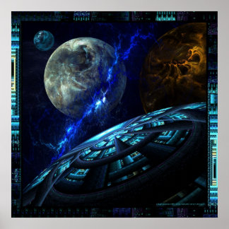 vy från däck poster