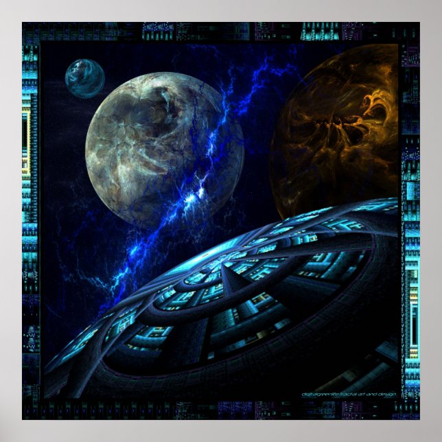 vy från däck poster (Framsidan)