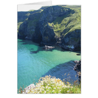 Vy från ö, norra Irland OBS Kort