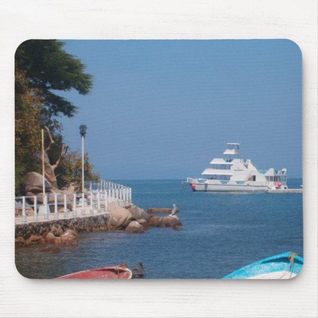 vy från ön Puerto Vallarta Musmatta (Framsidan)