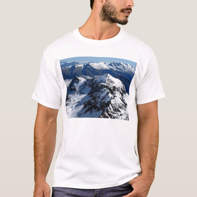Vy från Schilthorn-berget Tee Shirt (Framsida)