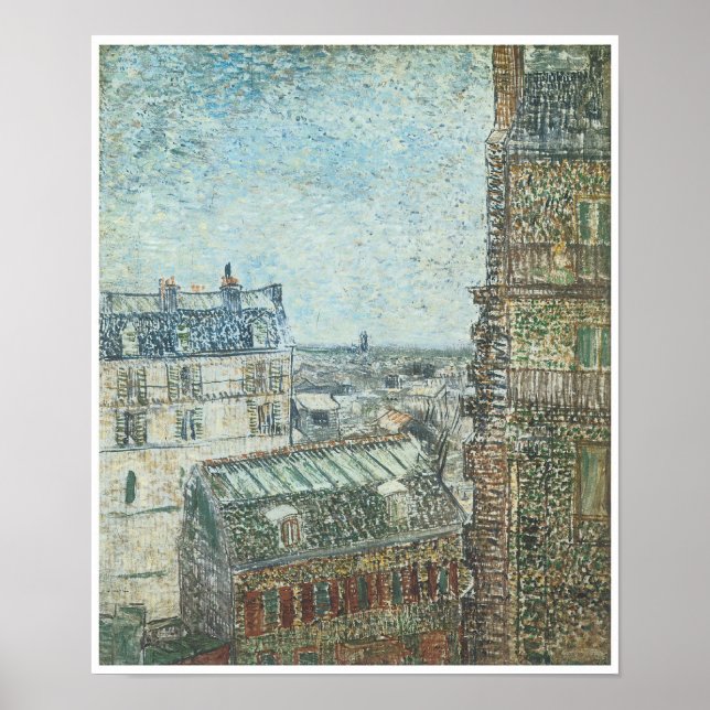 Vy från Vincent Window, Vincent Van Gogh Poster (Framsidan)