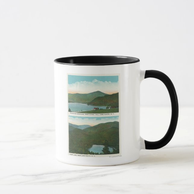 Vy från Whiteface Mt från Signal Backe, Heart Mugg (Höger)