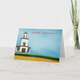 Vy julkort för kyrkan helgkort