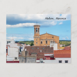 Vy-kyrkan i Santa Maria - Mahon, Menorca Vykort
