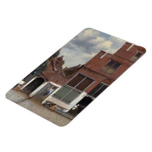 Vy om hus i Delft The Little Street Magnet