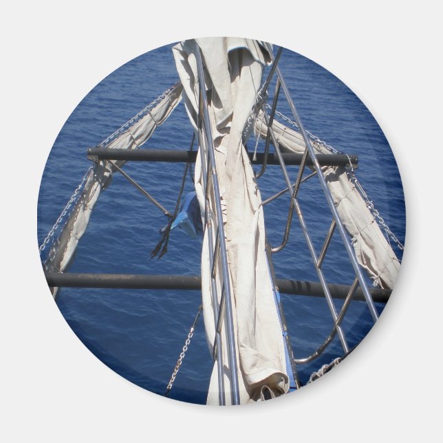 Vy om Medelhavet med yacht Magnet (Framsidan)