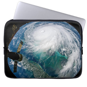Vy om orkanen Dorian. Laptop Fodral