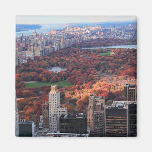 Vy ovanifrån: Hösten i Central Park 01 Magnet