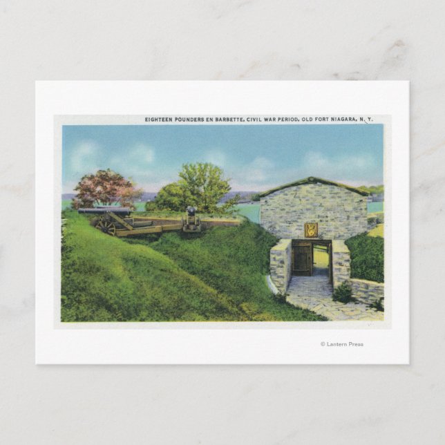 Vy över angränsande kvartal i gammal Fransk Castle Vykort (Framsida)