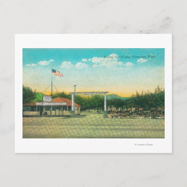 Vy över automatisk kameraingång för Avenue Vykort (Framsida)