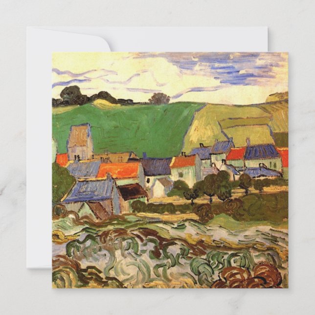 Vy över Auvers av Vincent van Gogh (Framsida)