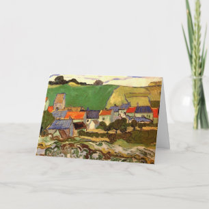 Vy över Auvers av Vincent van Gogh Kort
