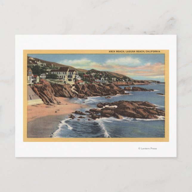 Vy över båge med hem vykort (Framsida)