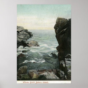 Vy över Bakerön, Valgabukten Poster