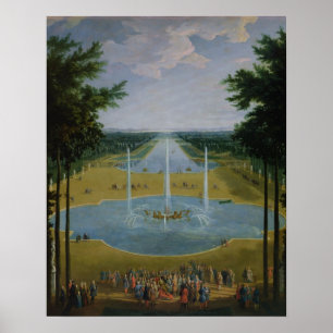 Vy över Bassin d'Apollon Poster