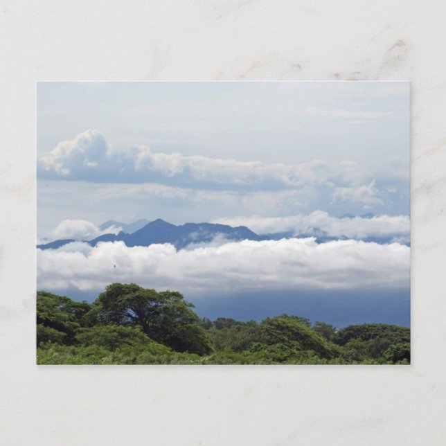 Vy över bergen i Puerto Vallarta Vykort (Framsida)