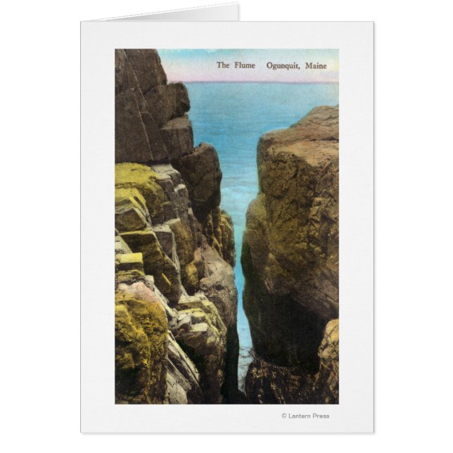 Vy över blomman hälsningskort (Framsidan)