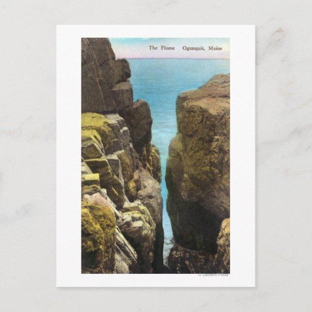 Vy över blomman vykort (Framsida)