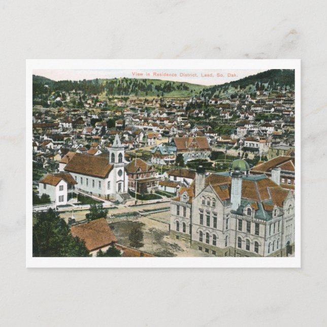 Vy över bly, SD 1915-Vintage Vykort (Framsida)