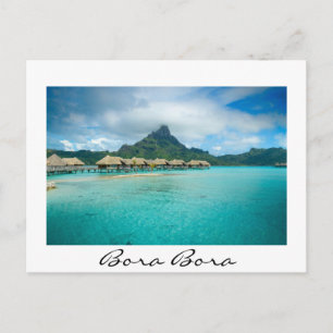 Vy över Bora Bora-ön Vykort