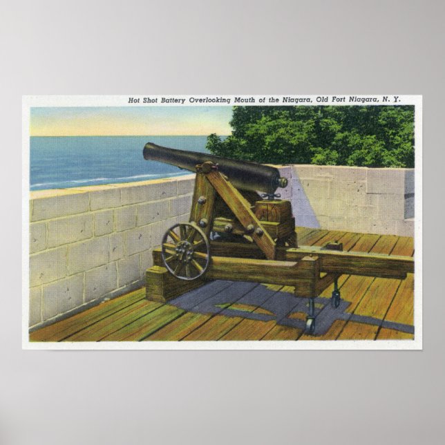 Vy över Boulangerie, Fransk Militär Poster (Framsidan)