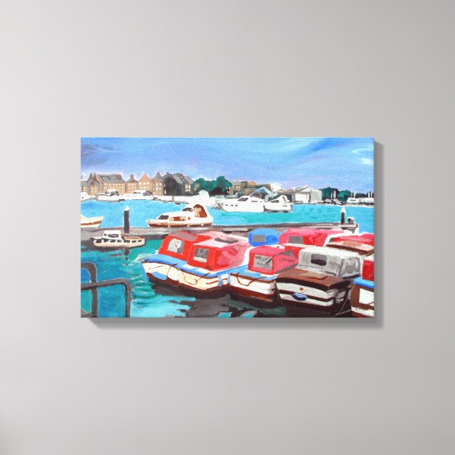 Vy över broderna canvastryck (Framsida)