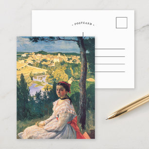 Vy över byn   é dé ric Bazille Vykort