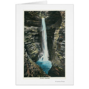 Vy över Cavern Cascade Hälsningskort