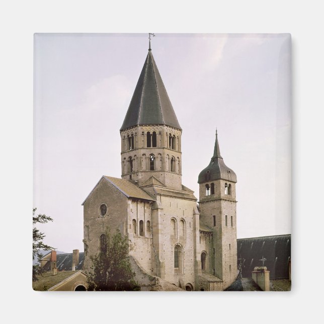 Vy över Clocher de l'Eau Benite Magnet (Framsidan)