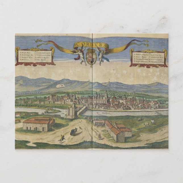 Vy över Cordoba Vykort (Framsida)