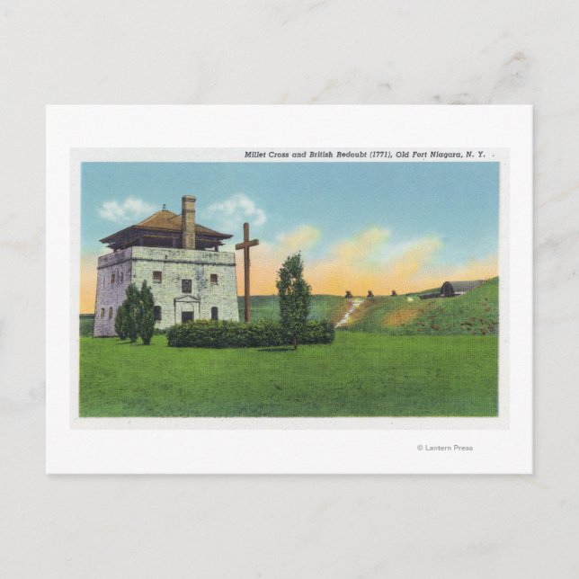 Vy över Corps de Garde i gamla Franskens slott Vykort (Framsida)