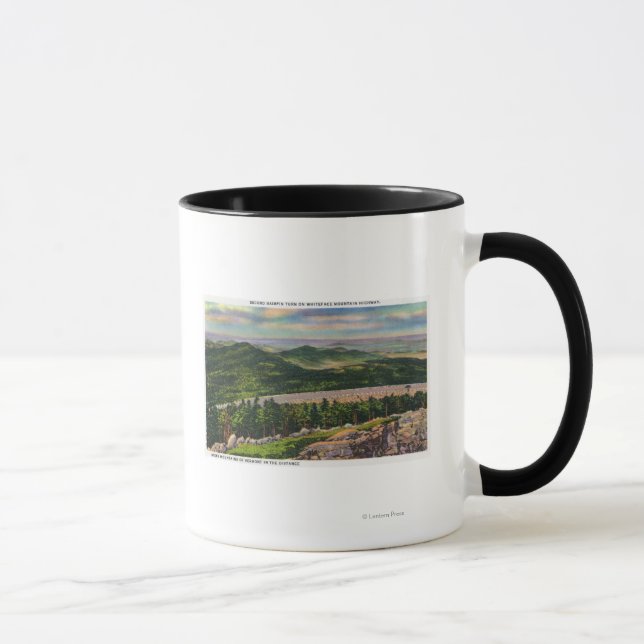 Vy över den andra hairpin Aktivera minneskort Mugg (Höger)