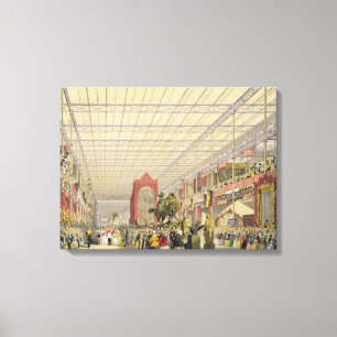 Vy över den Underbara utställningens utländska nav Canvastryck