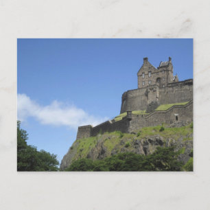 Vy över Edinburgh Castle, Edinburgh, Skottland, 2 Vykort