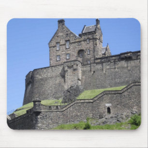 Vy över Edinburgh Castle, Edinburgh, Skottland, Musmatta