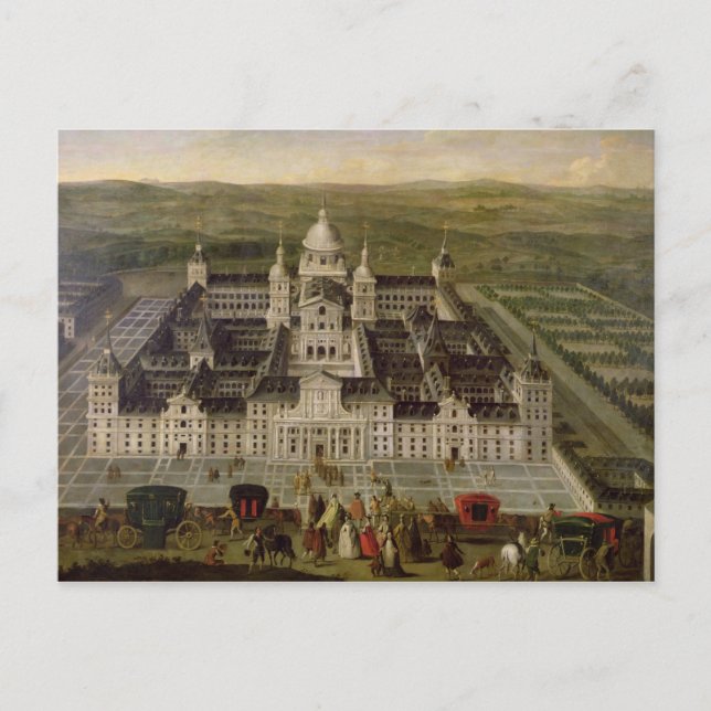Vy över El Escorial Vykort (Framsida)