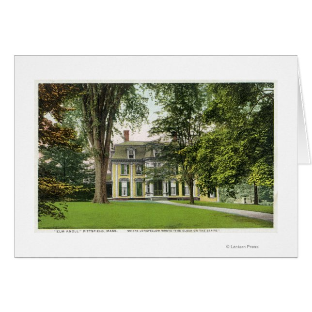 Vy över Elm Knoll, där längtan bor Hälsningskort (Framsidan Horizontal)